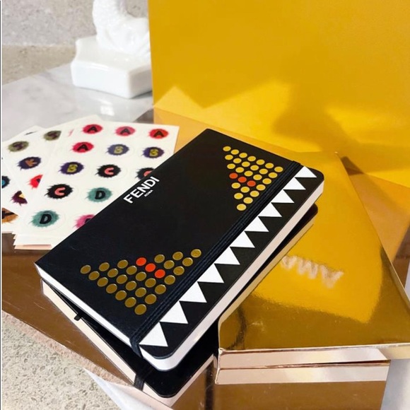 Authentic Fendi ULTRA RARE Leather Journal Set - Picture 10 of 11